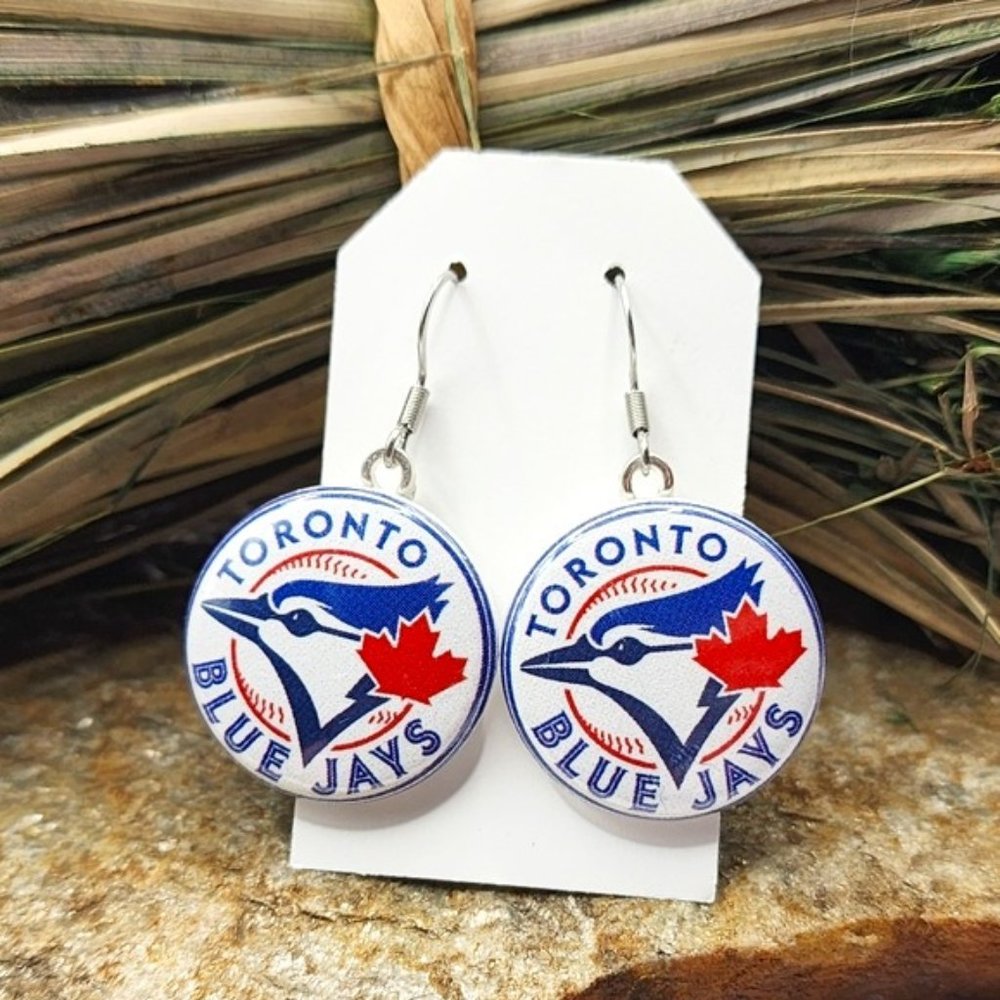Toronto Blue Jays Earrings Canadian Team MLB Baseball Souvenir Game Day Women's